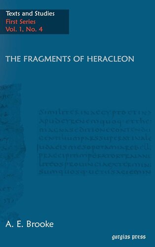 ﻿The Fragments of Heracleon (نسخه یونانی) (نسخه یونانی و انگلیسی)