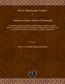 ﻿Variae Lectiones Veteris Testamenti