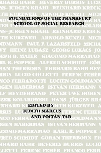 ﻿مبانی مدرسه تحقیقات اجتماعی فرانکفورت