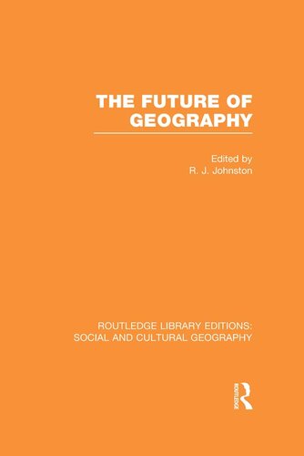 ﻿آینده جغرافیا (RLE Social Cultural Geography)