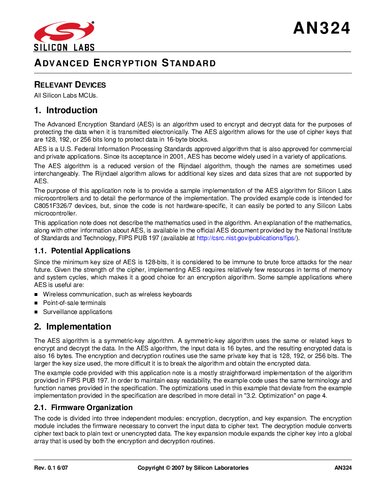 ﻿استاندارد رمزگذاری پیشرفته (AES)