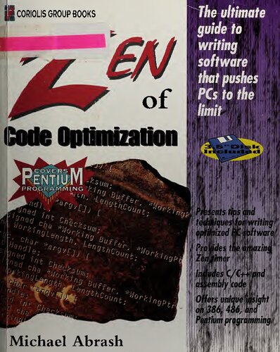 ﻿Zen of Code Optimization: راهنمای نهایی برای نوشتن نرم افزاری که رایانه های شخصی را به حداکثر می رساند