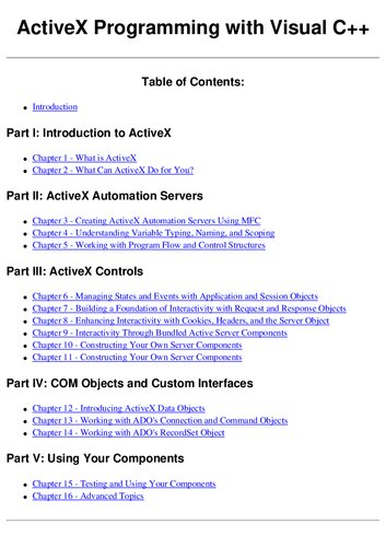 ﻿برنامه نویسی Active X با Visual C 5