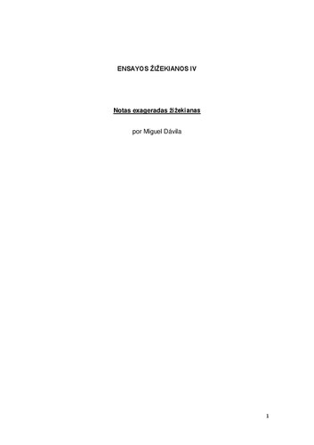 ﻿یادداشت های اغراق آمیز žižekian