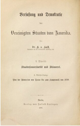 ﻿حاکمیت ایالت و برده داری / از الحاق تگزاس تا سازش 1850