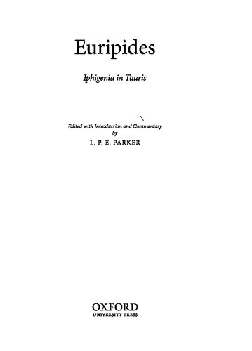 ﻿اوریپید: ایفیگنیا در توریس