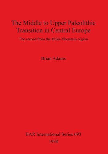 ﻿انتقال میانه تا فوقانی در اروپای مرکزی: رکورد منطقه کوه Bükk