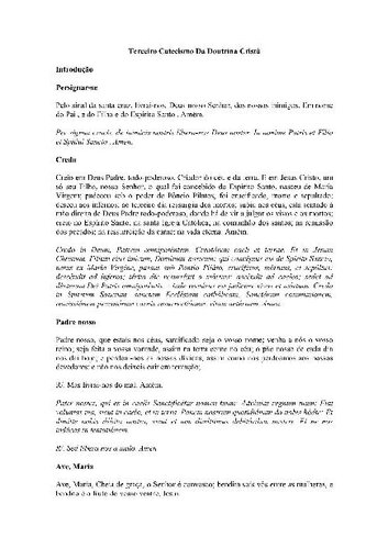 ﻿تعلیم دینی سنت پیوس X - سومین تعلیم دینی آموزه مسیحی