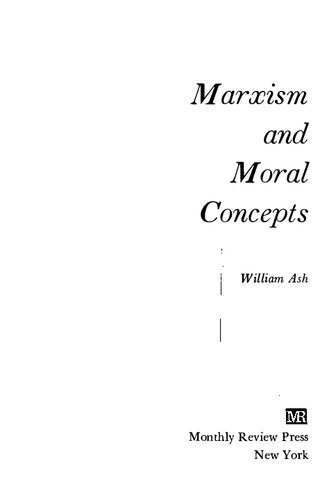 ﻿مارکسیسم و ​​مفاهیم اخلاقی