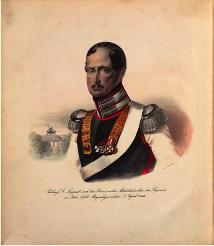 ﻿تاریخچه هنگ سلطنتی پروس Garde du Corps در جشن های صدمین سالگرد آن