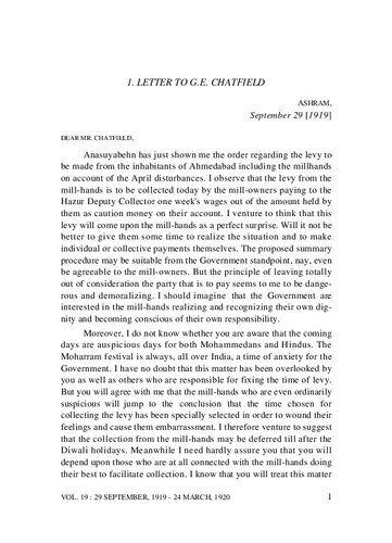 ﻿آثار کامل مهاتما گاندی جلد 19