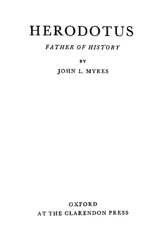 ﻿هرودوت: پدر تاریخ