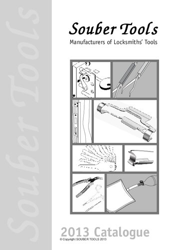﻿کاتالوگ Souber Locksmith Tools 2013