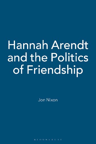 ﻿هانا آرنت و سیاست دوستی