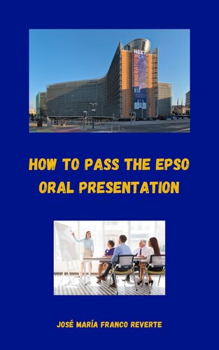 ﻿نحوه گذراندن ارائه شفاهی EPSO