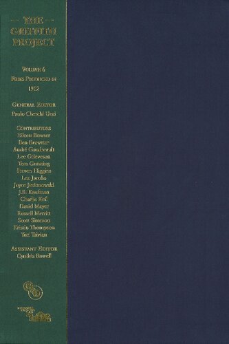 ﻿پروژه گریفیث جلد 6: فیلم های تولید شده در سال 1912