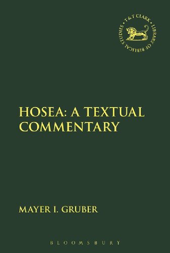 ﻿Hosea: A Textual Comment
