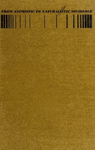 ﻿از جامعه شناسی جان شناسی تا طبیعت گرایانه