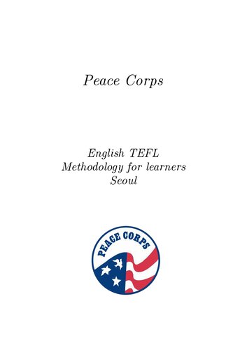 ﻿روش شناسی برای معلمان. کتابچه راهنمای داوطلبان