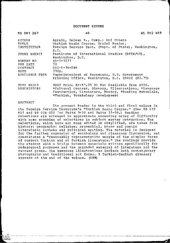 ﻿دوره پایه ترکی. خواننده درجه بندی شده