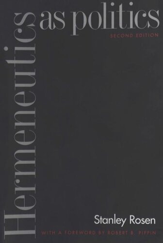 ﻿هرمنوتیک به عنوان سیاست