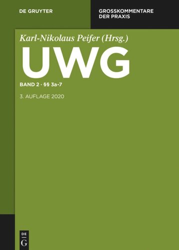 ﻿UWG: جلد 2 §§ 3A-7