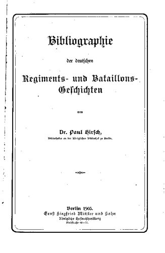 ﻿کتابشناسی تاریخ هنگ و گردان آلمانی