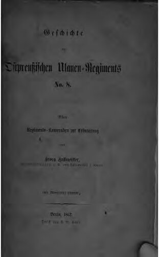 ﻿تاریخچه هنگ اولان پروس شرقی شماره 8