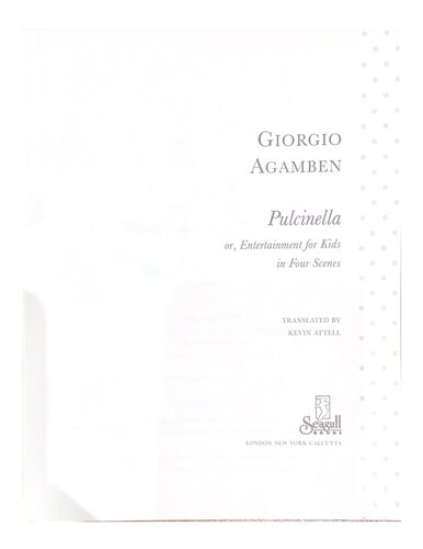 ﻿Pulcinella: یا سرگرمی برای کودکان