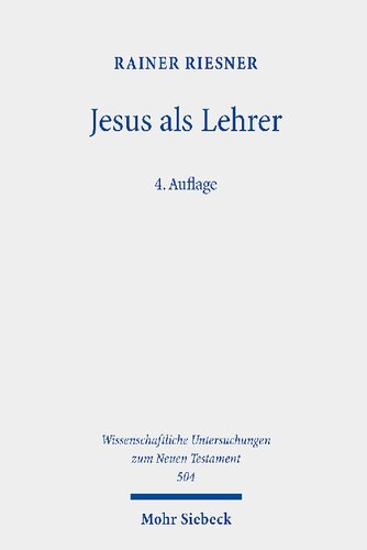 ﻿عیسی به عنوان یک معلم: آموزش عمومی اولیه یهودیان و سنت انجیل