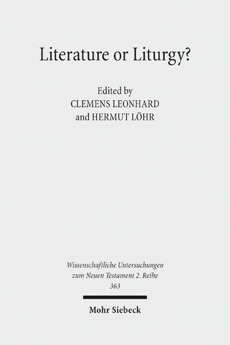 ﻿ادبیات یا مناجات؟: سرودها و نیایش های مسیحی اولیه در زمینه ادبی و مذهبی آنها در دوران باستان