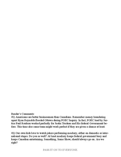 ﻿کانادا به یک تحقیق عمومی دیگر می رود.