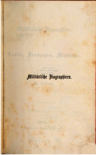 ﻿دیوید ، زنوفون ، مونلوک