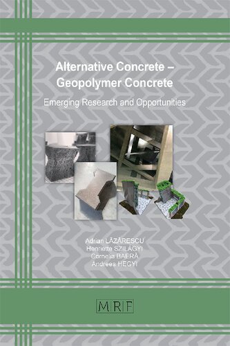 ﻿بتن جایگزین - بتن ژئوپلیمری: تحقیقات و فرصت های نوظهور