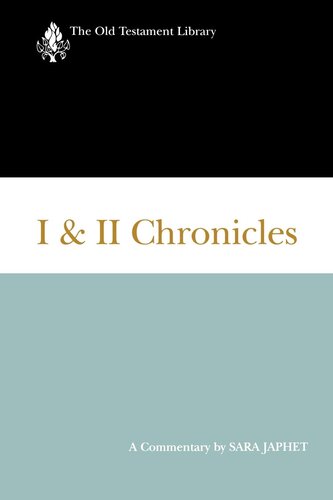 ﻿I And II Chronicles: A Commentary