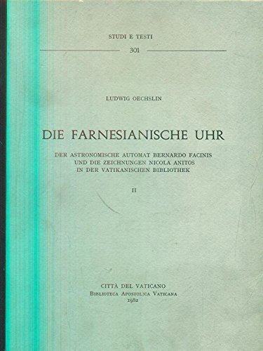 ﻿ساعت فارنسی: خودکار نجومی برناردو فاچینی و نقاشی های نیکلاس آنیتو در کتابخانه واتیکان