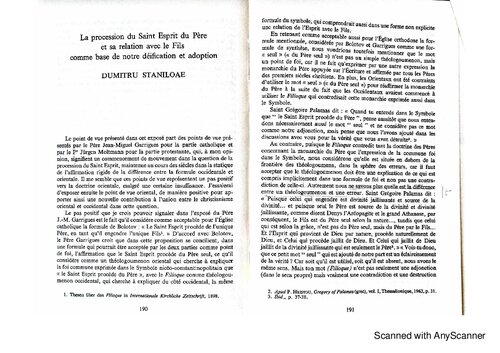 ﻿حرکت روح القدس از طرف پدر و رابطه او با پسر به عنوان اساس الوهیت و فرزندخواندگی ما