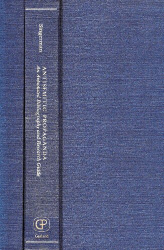 ﻿تبلیغات یهود ستیز: کتابشناسی مشروح و راهنمای تحقیق