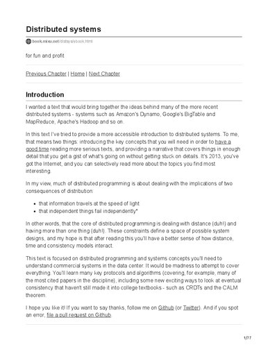 ﻿سیستم های توزیع شده برای سرگرمی و سود