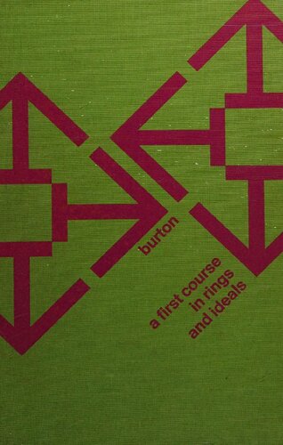 ﻿اولین دوره در حلقه ها و ایده آل ها