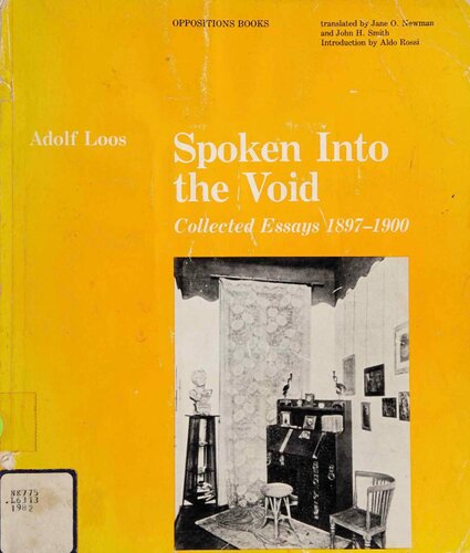 ﻿Speken into the Void: Collected Essays, 1897-1900