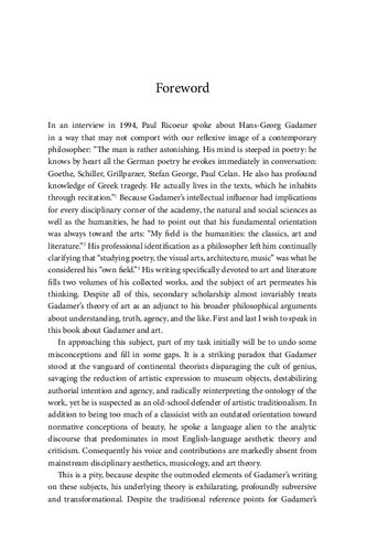﻿شعر گادامر: نقد زیبایی شناسی مدرن