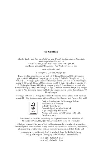 ﻿چارلز تیلور و لیبریا: جاه طلبی و قساوت در ایالت ستاره تنها آفریقا