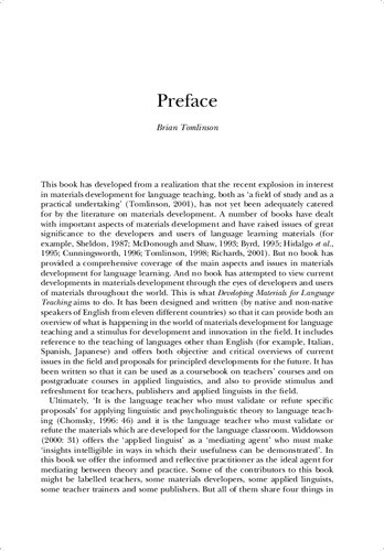 ﻿توسعه مواد برای آموزش زبان