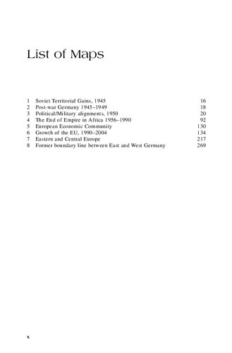 ﻿اروپا از سال 1945: یک تاریخ مختصر