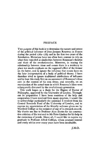 ﻿روسو و انقلاب فرانسه 1762-1791