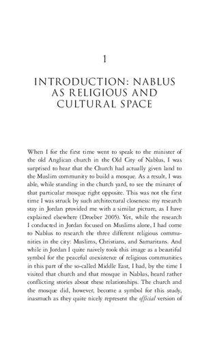 ﻿پویایی همزیستی در خاورمیانه: مرزهای مذاکره بین مسیحیان، مسلمانان، یهودیان و سامری ها