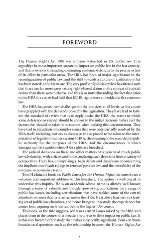 ﻿حقوق عمومی پس از قانون حقوق بشر