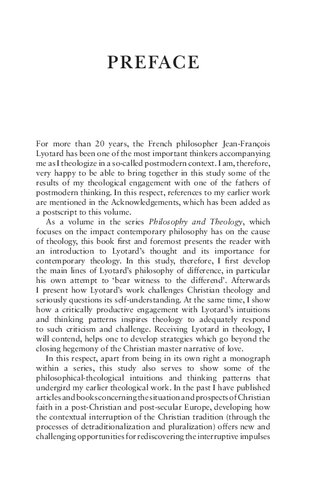 ﻿لیوتار و الهیات: فراتر از روایت اصلی مسیحی عشق