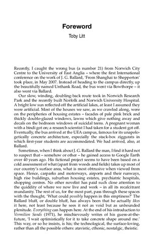 ﻿جی جی بالارد: دیدگاه‌های انتقادی معاصر